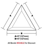 BVT55-Triangle Bevel 5"x5"x5"