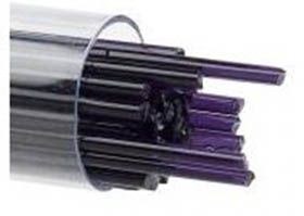 BU112872- Bullseye 2MM Deep Royal Purple Transparent Stringers - 90 COE