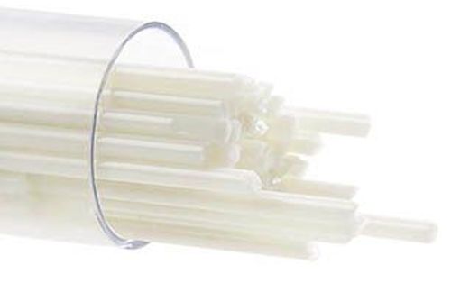BU013772- Bullseye 2MM French Vanilla Opal Stringers - 90 COE