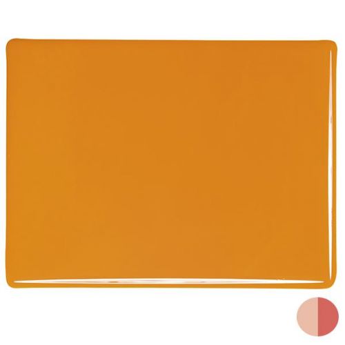 BU0321FH- Pumpkin Orange Opal 10"X10"
