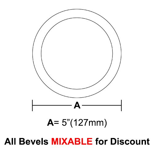 BVR5CS-Case 120ea. Circle Bevel 5" 