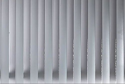 C1095-Value Clear Reeded/Etched 1/2" Ribs