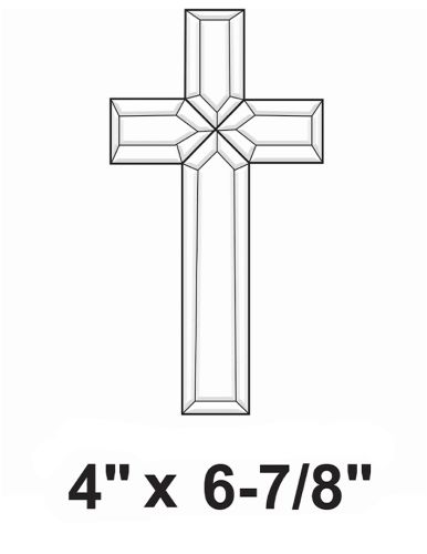 EC151-Exquisite Cluster Small Cross