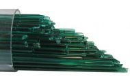 US1046- Oceanside Teal Green Transparent Stringers 96 COE #5232