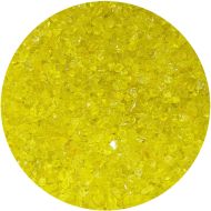 Y960500C4-Youghiogheny Frit Coarse Yellow Transparent 4oz Jar - 96 COE (#500)