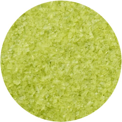 Y964500F4-Youghiogheny Frit Fine Lime Green Opal 4oz Jar - 96 COE (#4500)