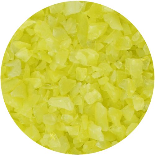 Y965000M4-Youghiogheny Frit Medium Yellow Opal 4oz Jar - 96 COE (#5000)